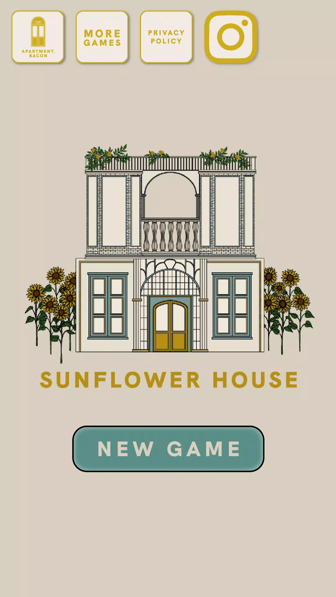 SUNFLOWER HOUSE : ROOM ESCAPE Ekran Görüntüsü 1