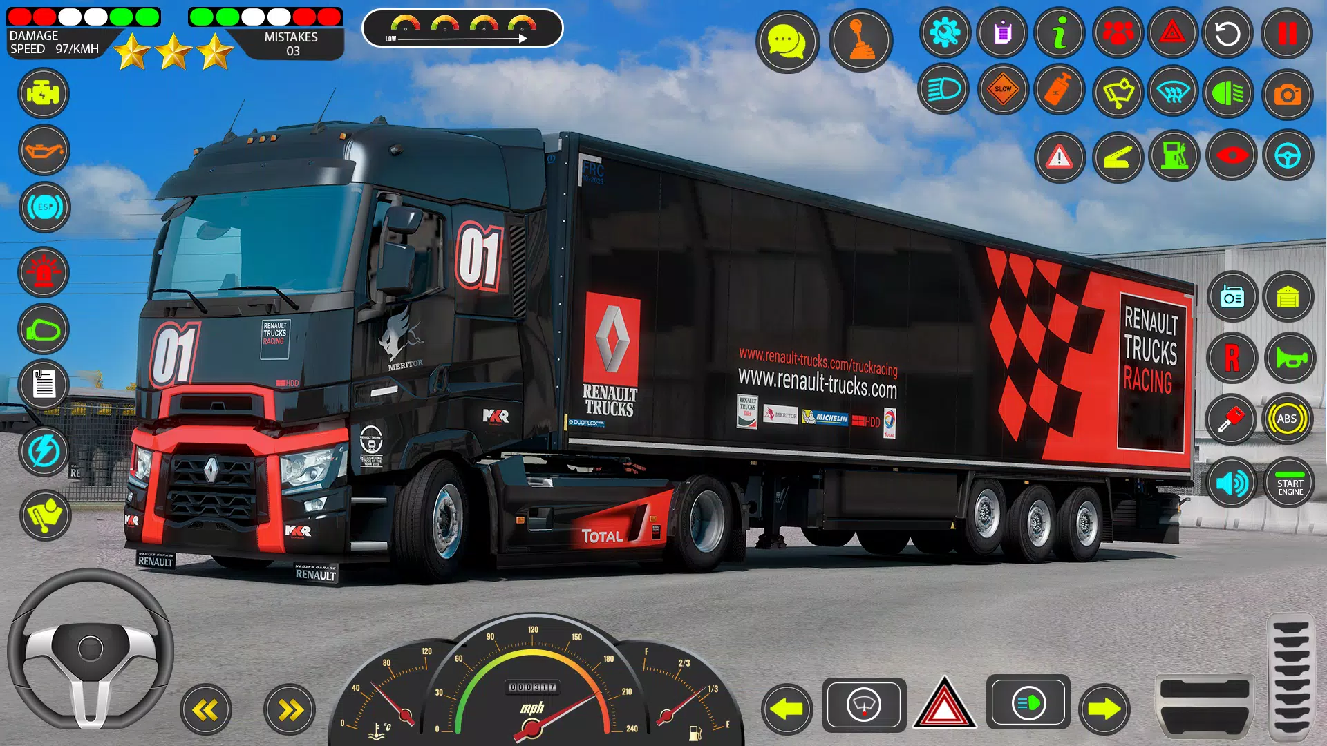 Euro Truck Games Sim 3d屏幕截圖4