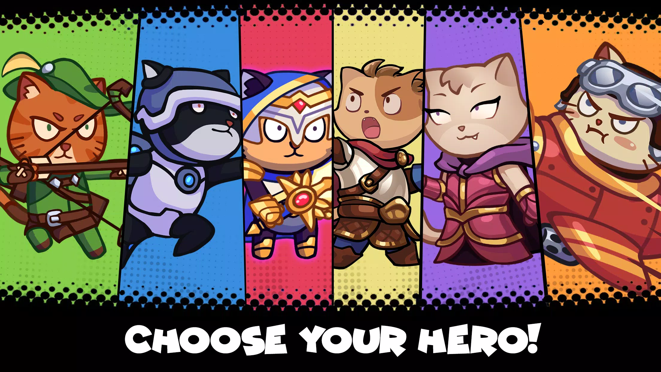 Cat Hero: Idle RPG War Schermafbeelding 3