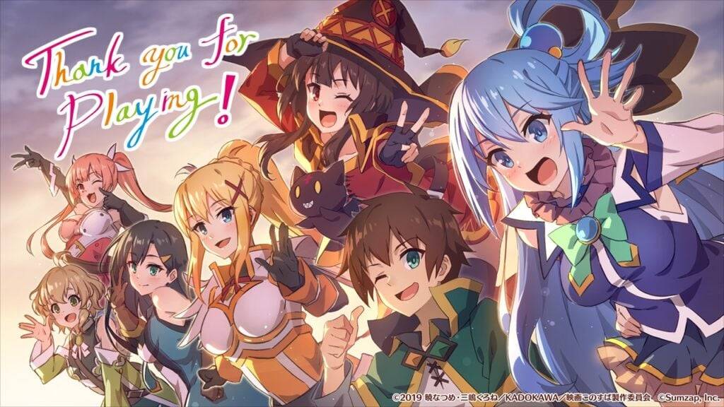 Konosuba Global版本關閉；離線變體猜測