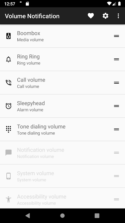 Volume Notification スクリーンショット 2