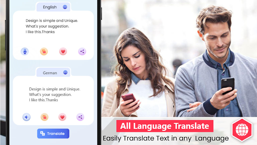 Text to speak : Translator स्क्रीनशॉट 4