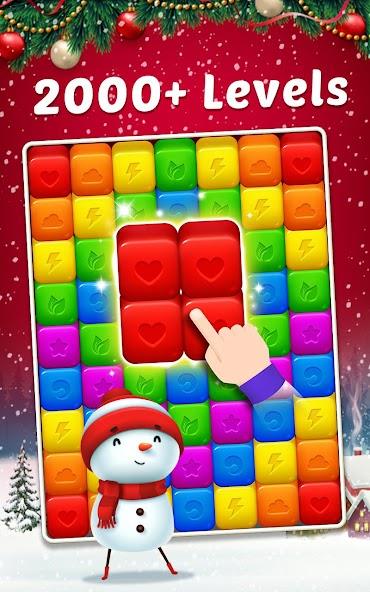 Toy Cubes Pop - Match 3 Game Mod স্ক্রিনশট 1