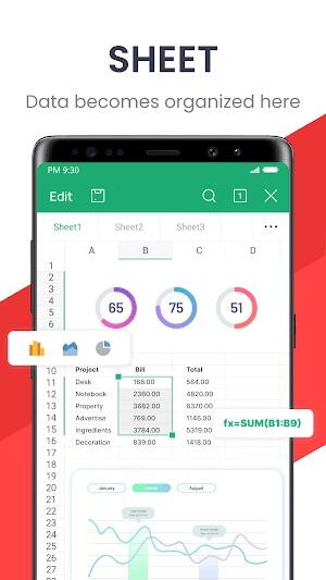 WPS Office 스크린 샷 4