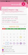 ภาพหน้าจอ Ovulation Estimator Plus 2