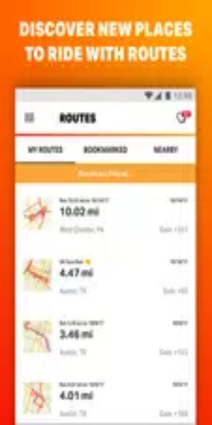 Map My Ride GPS 사이클링 라이딩