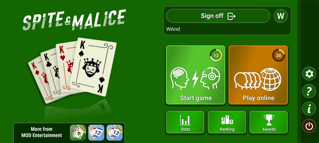 Spite & Malice Screenshot 2