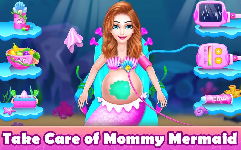 Mermaid Game: Newborn,Pregnant屏幕截圖2