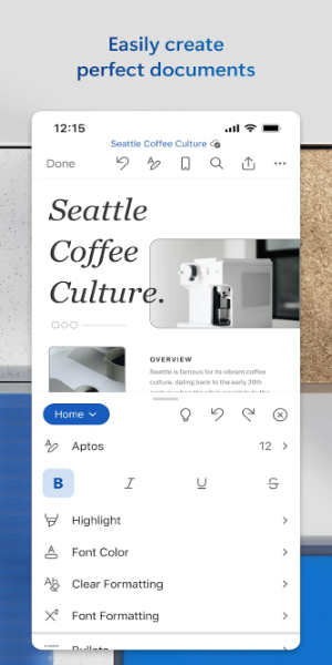 Microsoft Word: Edit Documents zrzut ekranu 1