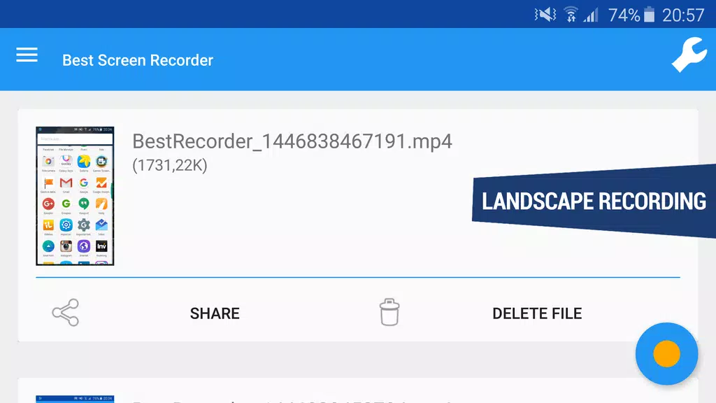 ภาพหน้าจอ REC HD Screen Recorder No-Root 3