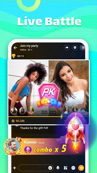 ภาพหน้าจอ Ola Party - Live, Chat & Party 3