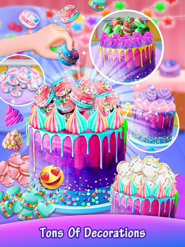 Galaxy Unicorn Cake Screenshot 3