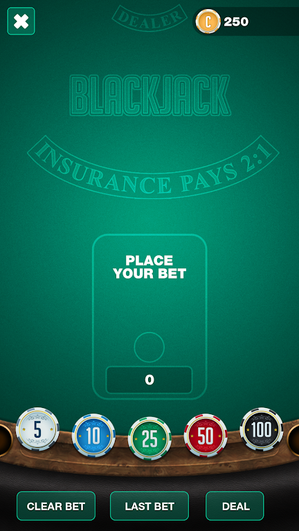 BlackJack TwentyOne ảnh chụp màn hình 3