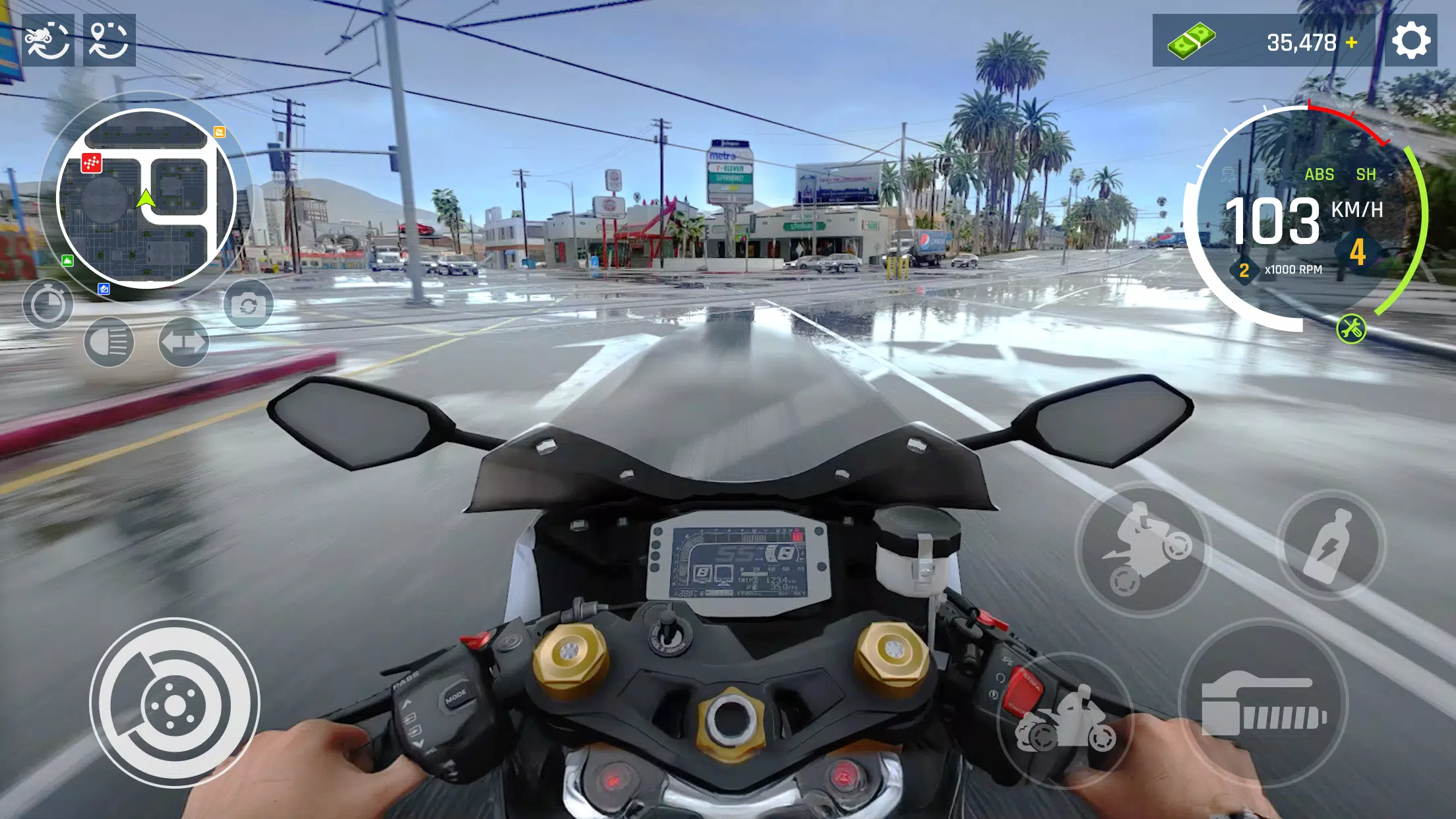 Real Moto Driving स्क्रीनशॉट 2