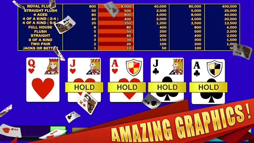 All American & Double Bonus - VIDEO POKER Captura de pantalla 4