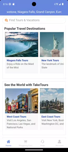 TakeTours – Book Tours online 스크린 샷 1