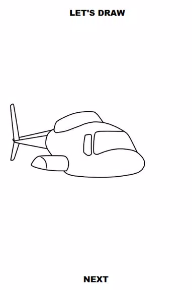 Draw Aircrafts: Helicopter captura de pantalla 3