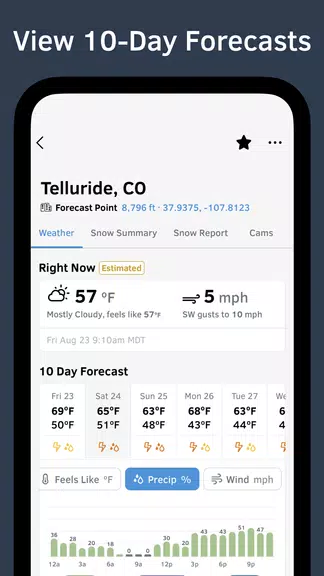 OpenSnow: Snow Forecast Capture d’écran2