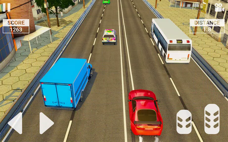 ภาพหน้าจอ Real Highway Traffic Car Race 3