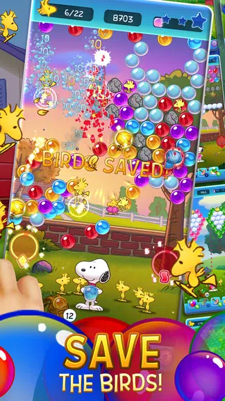 Bubble Shooter - Snoopy POP!屏幕截圖2