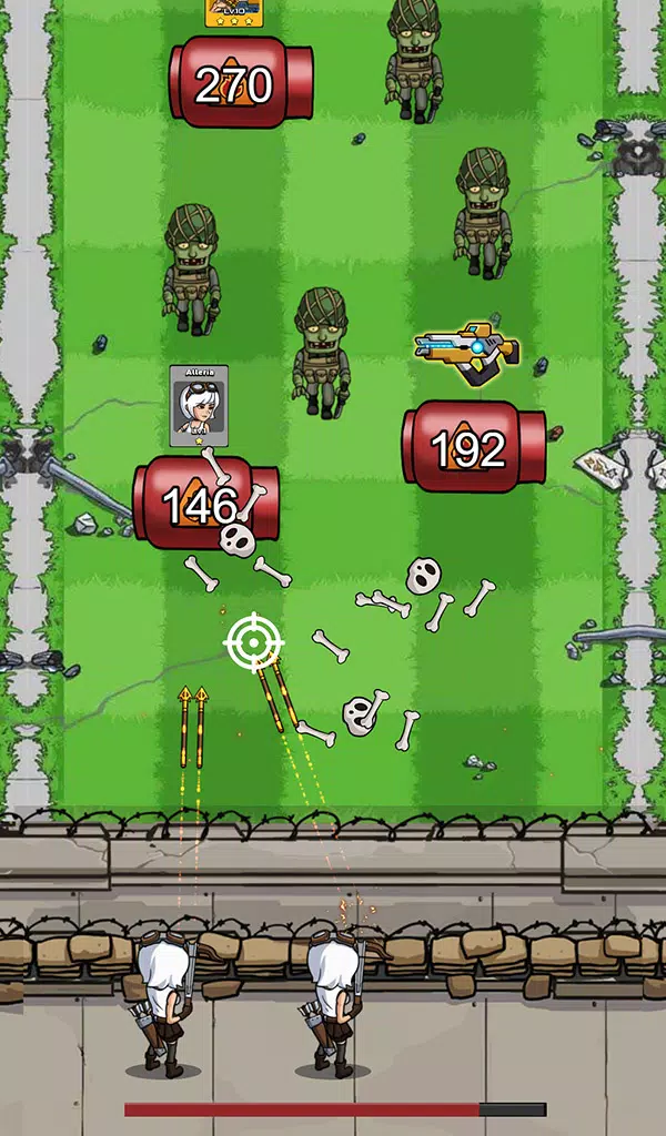 Zombie War Idle Defense Game Capture d’écran2