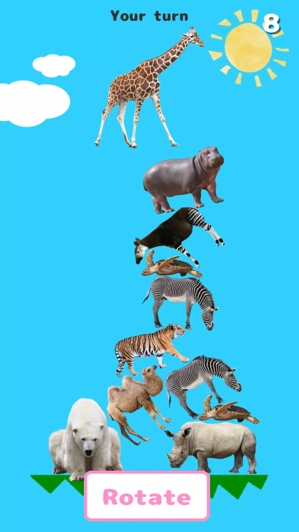 Animal Tower Battle screenshot 4