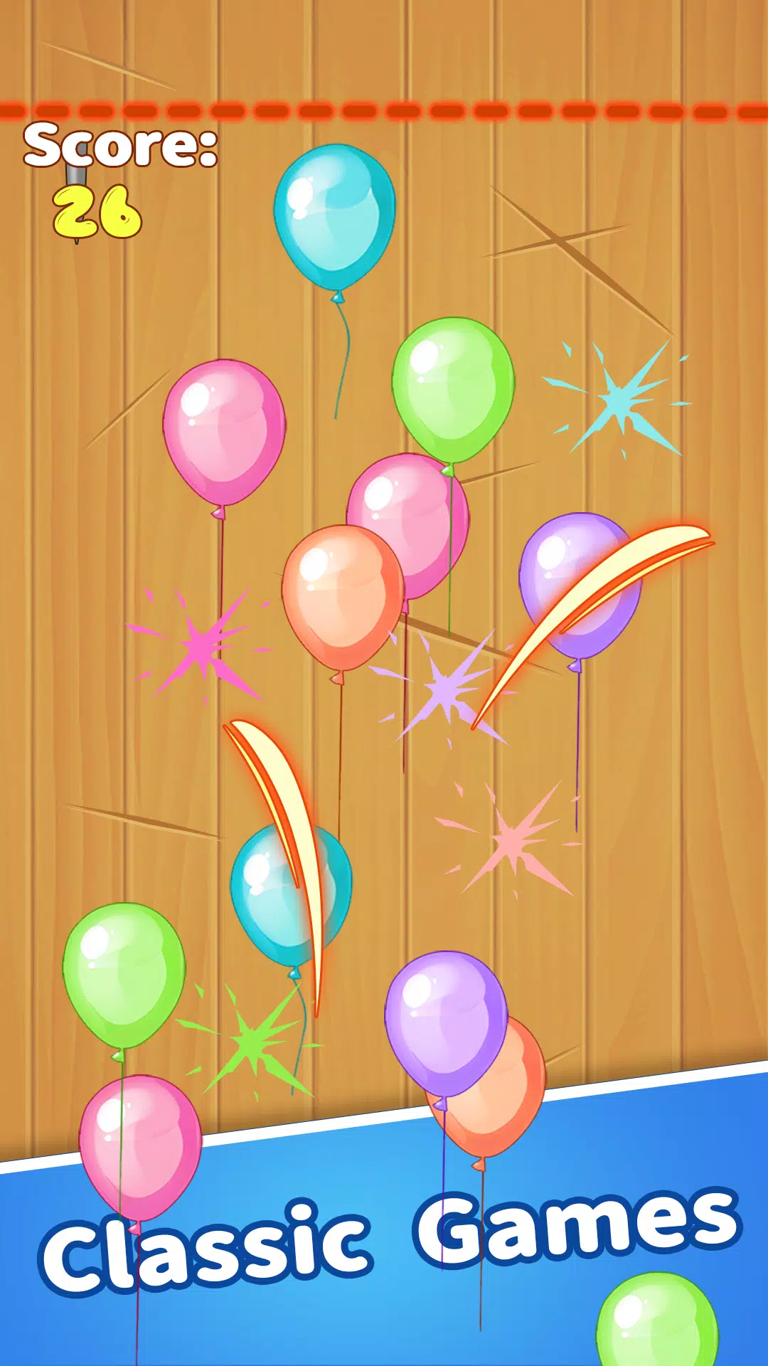 Crazy Breaking Balloons 스크린 샷 1