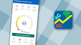 Schermata WiFi analyzer, WiFi speedmeter 1