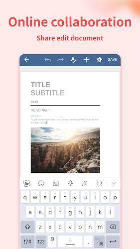 Document Editor:Word,Sheet,PDF Zrzut ekranu 4