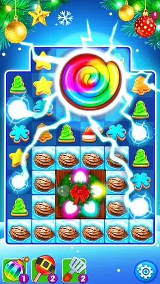 Christmas Cookie: Match 3 Game ảnh chụp màn hình 2