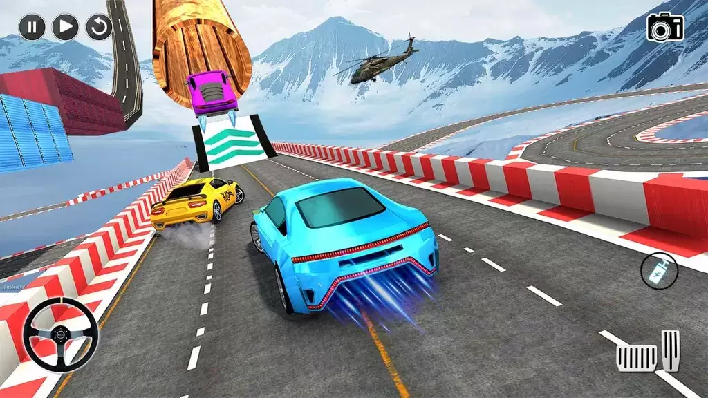 Mega Ramp Car Stunt Racing 3d screenshot 3