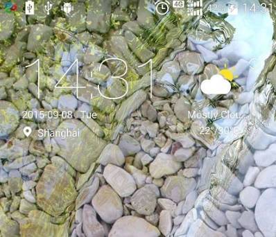 ภาพหน้าจอ Water Garden Live Wallpaper 1