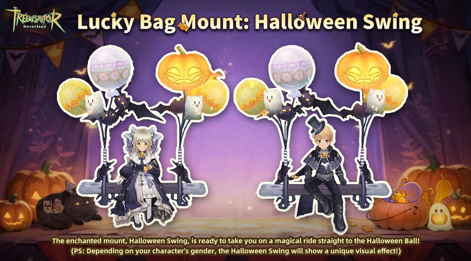 Pakaian dan Aksesori Halloween Baru di Tree of Savior Acara