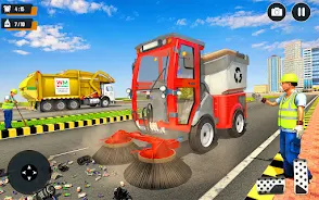 ภาพหน้าจอ Real Garbage Truck Simulator 1