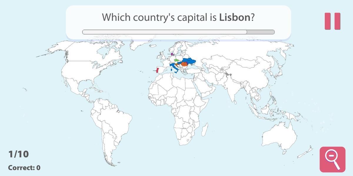 StudyGe－Geografía en el mapa captura de pantalla 4