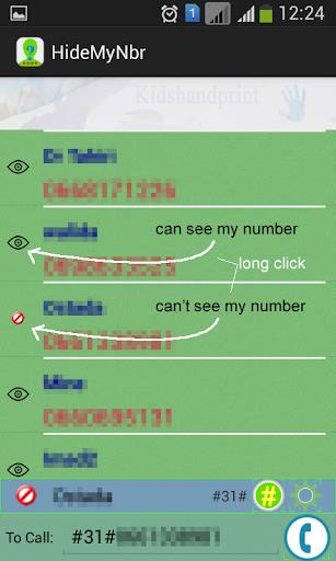 Hide My phone number應用截圖第1張