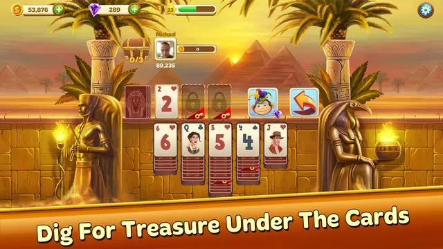 ภาพหน้าจอ Solitaire Treasure Hunt 3