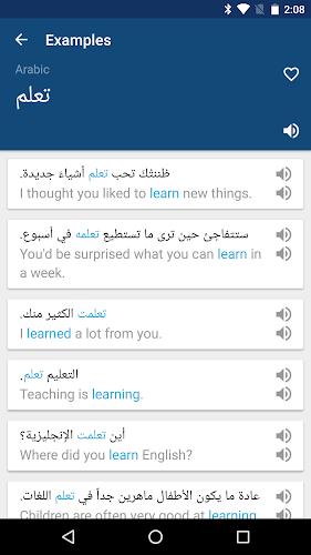 Arabic English Dictionary экрана 3