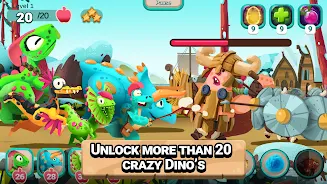 Dino Bash: Travel Through Time 스크린샷 2