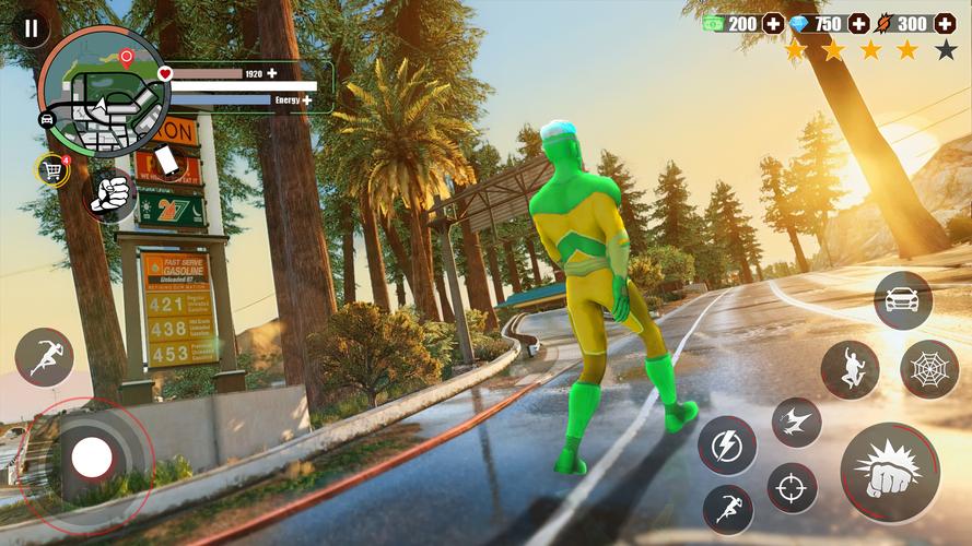 Super Rope Hero: Crime City Capture d’écran4