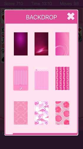Pink Solitaire screenshot 2