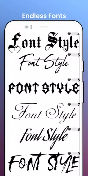 Fonts - Logo Maker屏幕截圖3