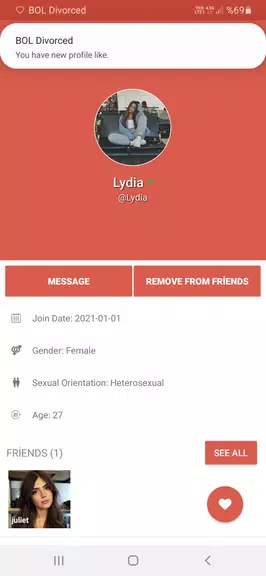 Divorced Dating Site - BOL zrzut ekranu 2