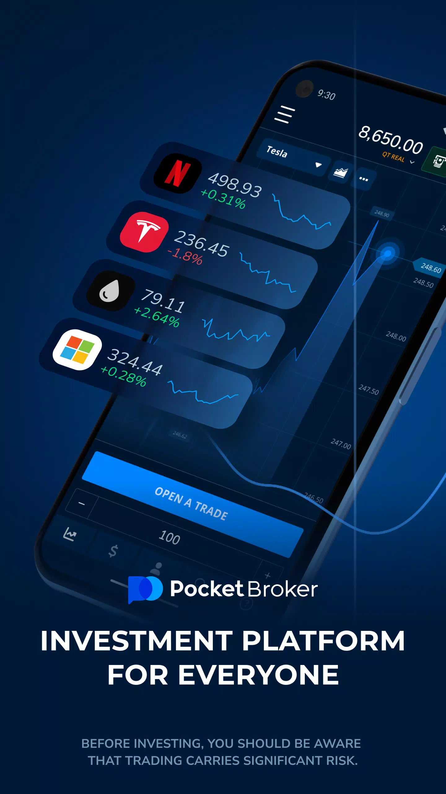 Pocket Broker - trading captura de pantalla 1