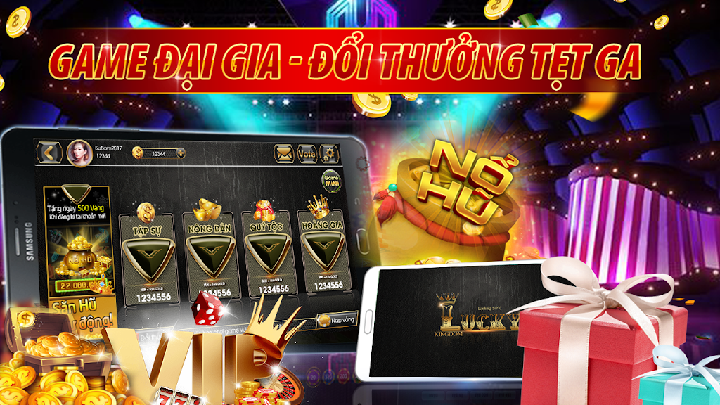 ภาพหน้าจอ Slot - Vuong quoc lucky, Game Danh Bai Doi Thuong 3