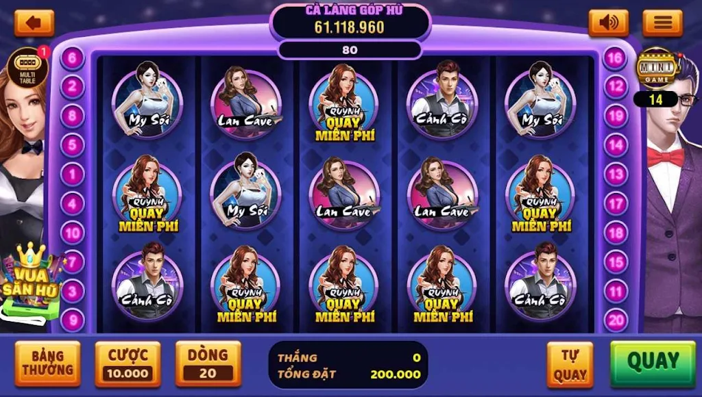 VinVip - No Hu, Xeng, Slots phat loc 스크린 샷 3