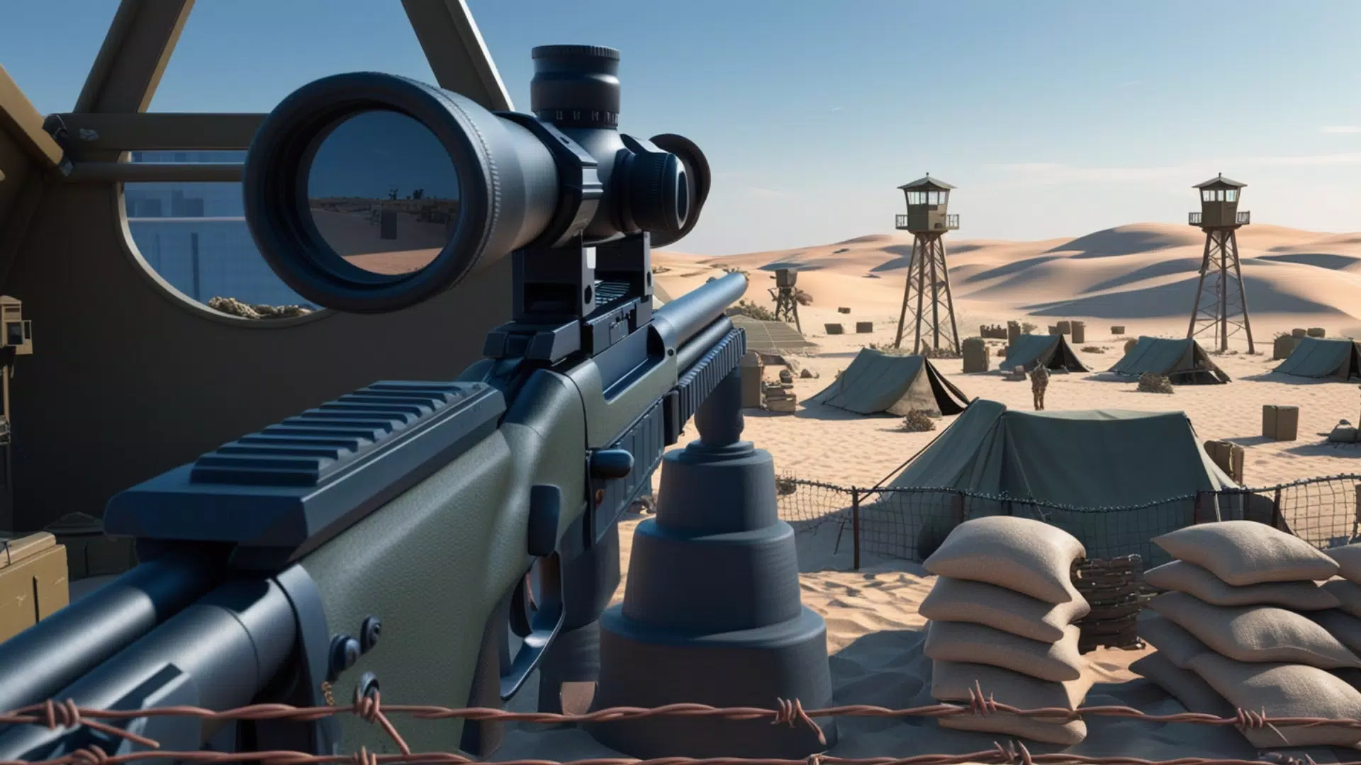 Sniper X : Desert Hunt FPS 3D স্ক্রিনশট 1