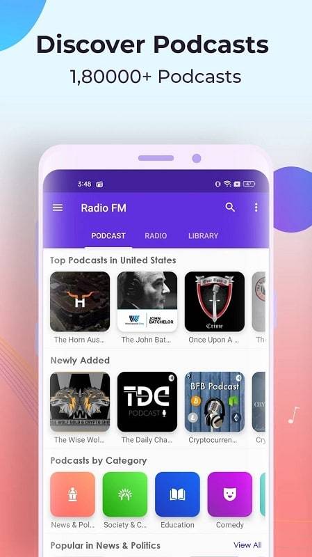 Radio FM: Live-Radio-App Screenshot 2