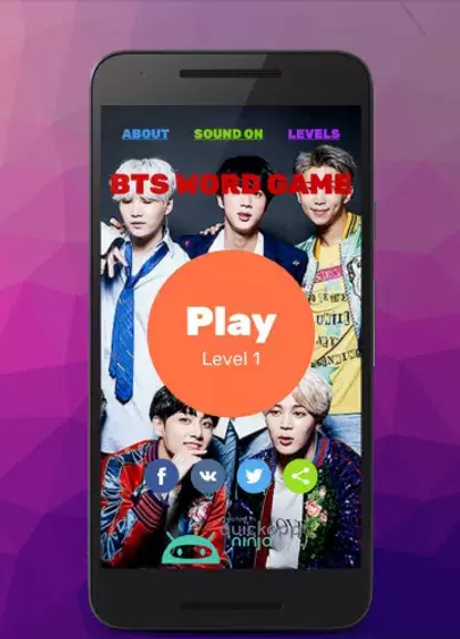 BTS WORD GAME ကိုဖန်သားပြင်1