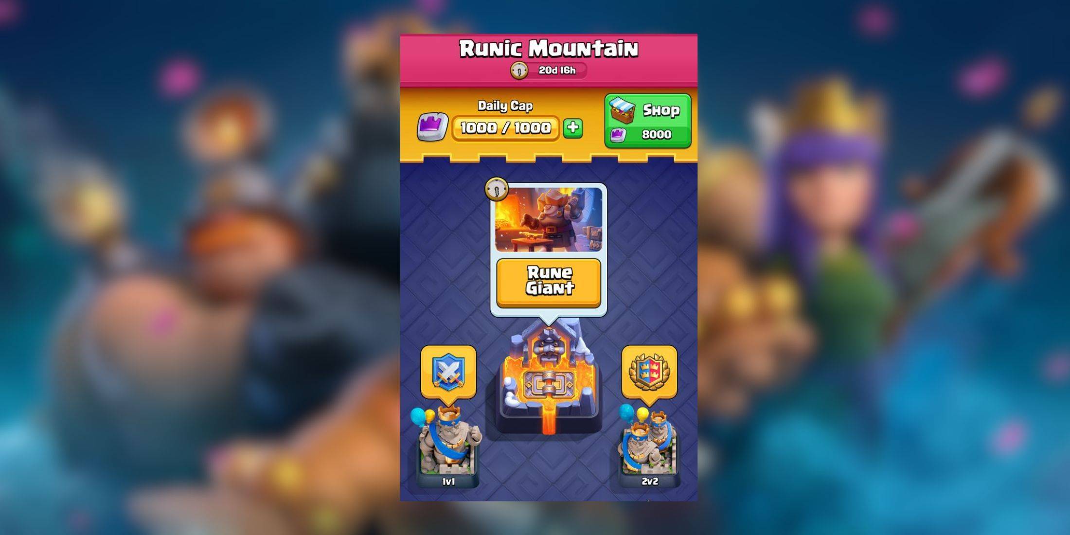 Clash Royale : 룬 거인 이벤트를위한 최고의 데크